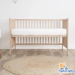Les Noursons Protège Matelas Bébé Bamboo - Alèse Imperméable - Doux - Sans traitement chimique - Respirant et Silencieux