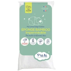 P’Tit Lit Protège Matelas Enfant Bamboo - Alèse Imperméable - Viscose Douce - Silencieux - Sans traitement chimique