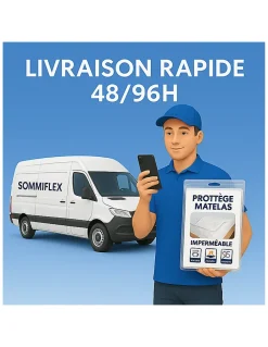 By Sommiflex. Protège Matelas 140x200 Imperméable Lavable, Respirant et Silencieux Convient Outlet