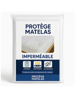 By Sommiflex. Protège Matelas 140x200 Imperméable Lavable, Respirant et Silencieux Convient Outlet