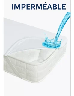 By Sommiflex. Protège Matelas 140x200 Imperméable Lavable, Respirant et Silencieux Convient Outlet