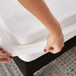 Future Home Protège-matelas anti-acariens absorbant coton 160x200cm Hot