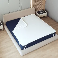 The White Stone Protège-Matelas Imperméable 80x190 cm avec Élastiques Discount