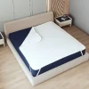 The White Stone Protège-Matelas Imperméable 80x190 cm avec Élastiques New