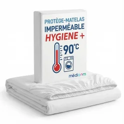 Sweetnight Protège-matelas 160x200 cm Imperméable - Forme Drap Housse - Lavable à 90C - Oeko-Tex Clearance