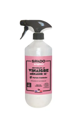 Gloss Pulvérisateur vinaigre blanc gel concentré Spado Origines framboise 16° 750 ml
