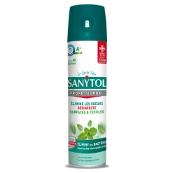 Sanytol Purificateur d'air surfaces et textiles menthe 600ml