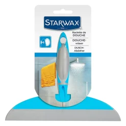 Starwax Raclette de douche coloris bleu/gris largeur 230 mm New