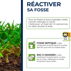 Starwax Réactivateur biologique fosses septiques 500g