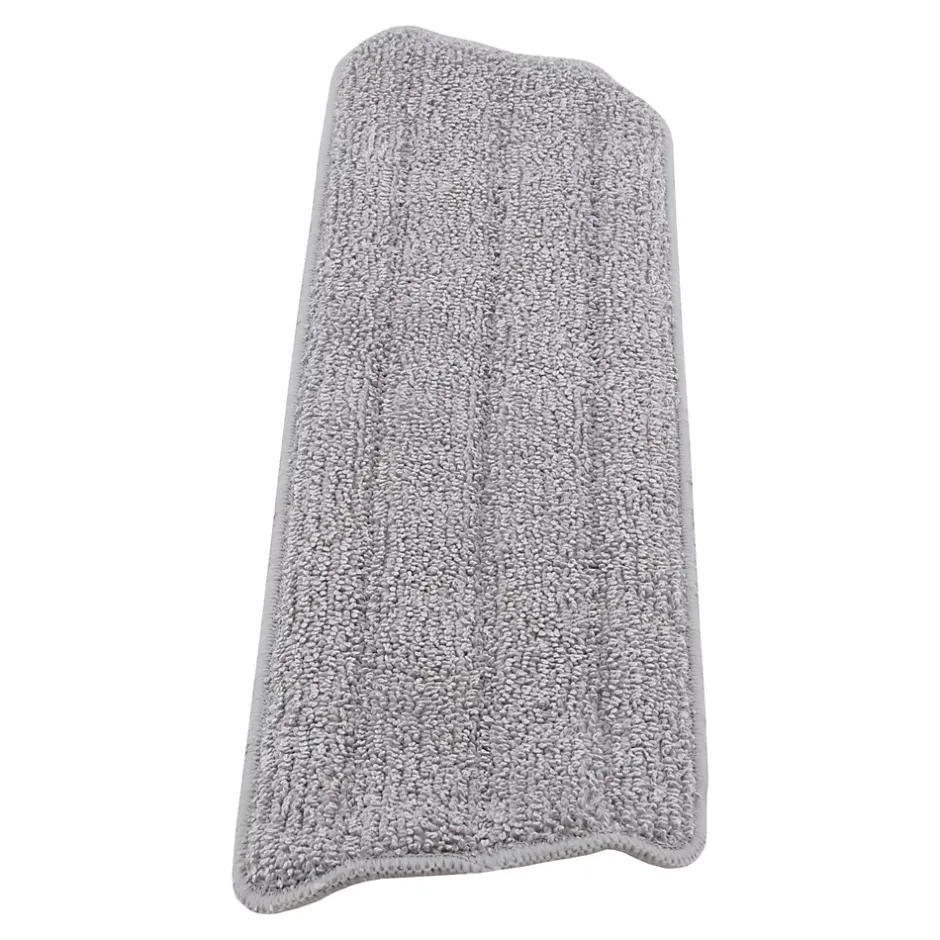 GoodHome Recharge pour balai serpillère microfibre avec vaporisateur gris l.41cm