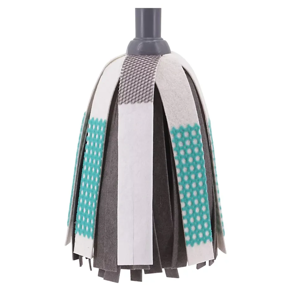 GoodHome Recharge pour balai-serpillère à franges microfibre et plastique blanc et bleu l.8 cm Clearance