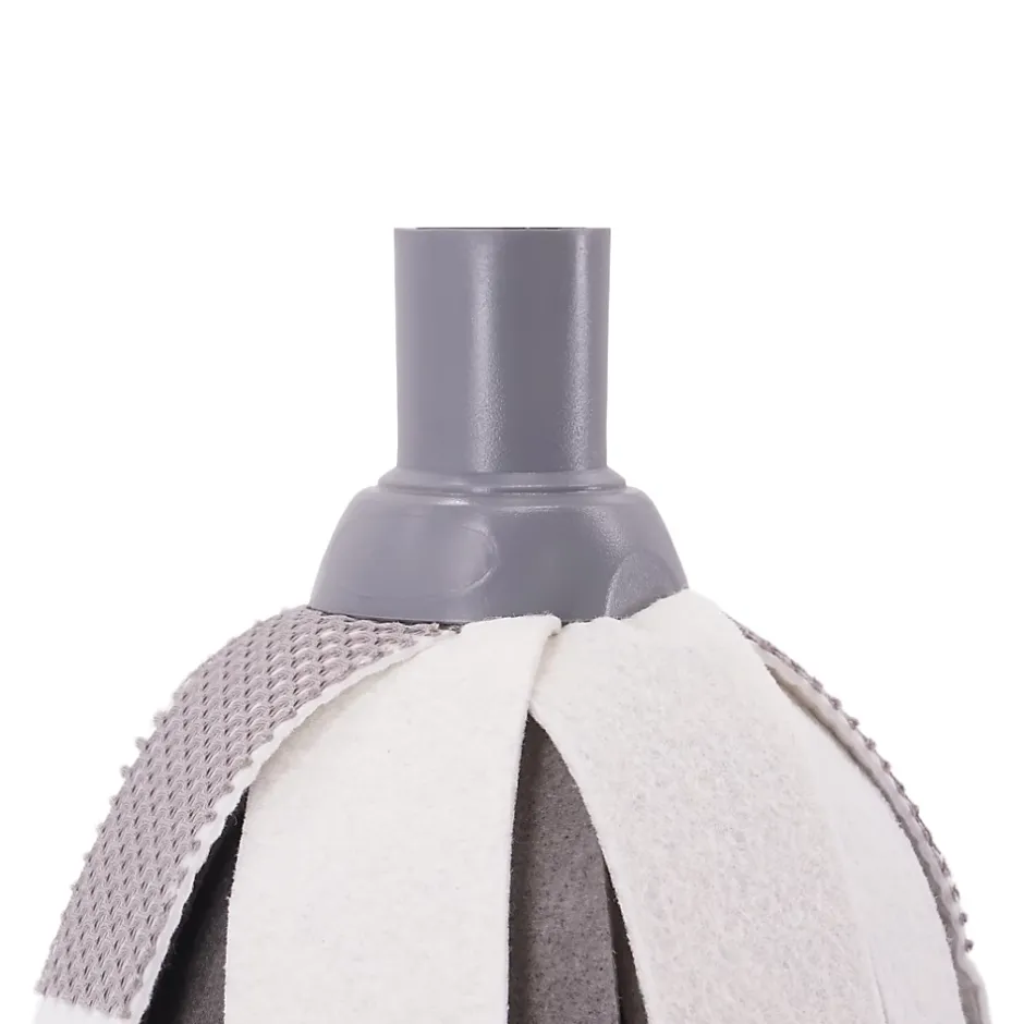 GoodHome Recharge pour balai-serpillère à franges microfibre et plastique blanc et bleu l.8 cm Clearance