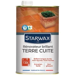 Starwax Rénovateur brillant protecteur tomettes et terres cuites 1L Sale