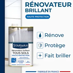 Starwax Rénovateur brillant tous sols intérieurs 1L