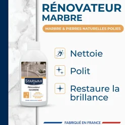 Starwax Rénovateur marbre et pierres naturelles 250ml