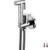 Kibath Robinet WC HYGIÈNE INTIME 2 eaux Chrome brillant en laiton Online