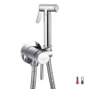 Kibath Robinet WC HYGIÈNE INTIME 2 eaux Chrome brillant en laiton