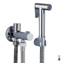 Kibath Robinet WC HYGIÈNE INTIME 1 eau Chrome brillant en laiton Sale