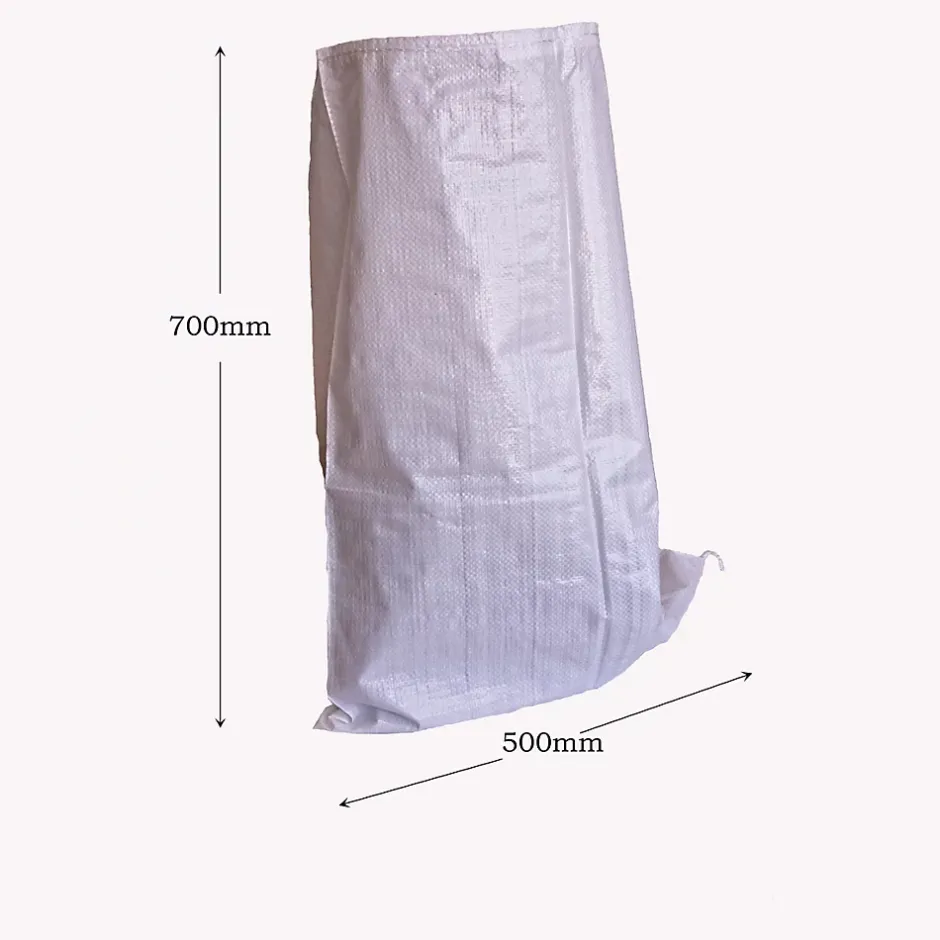 Sac à gravats en polypropylène tissé robuste 50L H.70 x l.50, lot de 5 Best