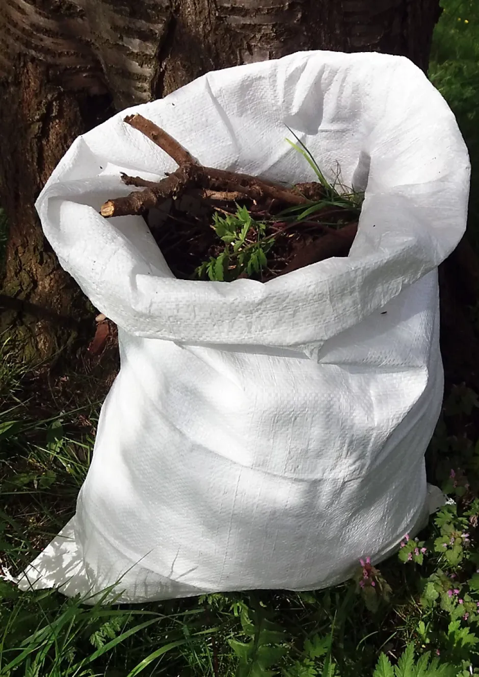 Sac à gravats en polypropylène tissé robuste 50L H.70 x l.50, lot de 5 Best