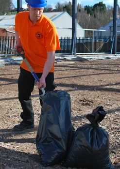 Sac de décombres intérieur et extérieur noir 50L vendu par 30 pièces