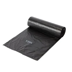 Sac poubelle vendu par 20 jetable de 120 L couleur noir Clearance