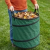Sac pour déchets de végétaux pop-up extérieur vert 120L