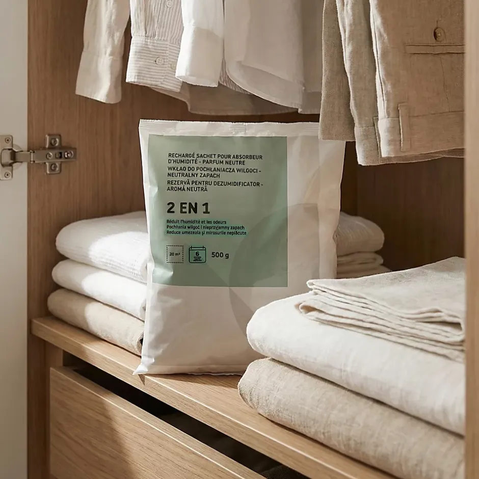 Sachet absorbeurs d'humidité 20m² 500g Online