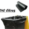 Le Plus De L'Entretien SACS POUBELLE NOIR HAUTE RESISTANCE - 240 litres - carton de 100 sacs Clearance