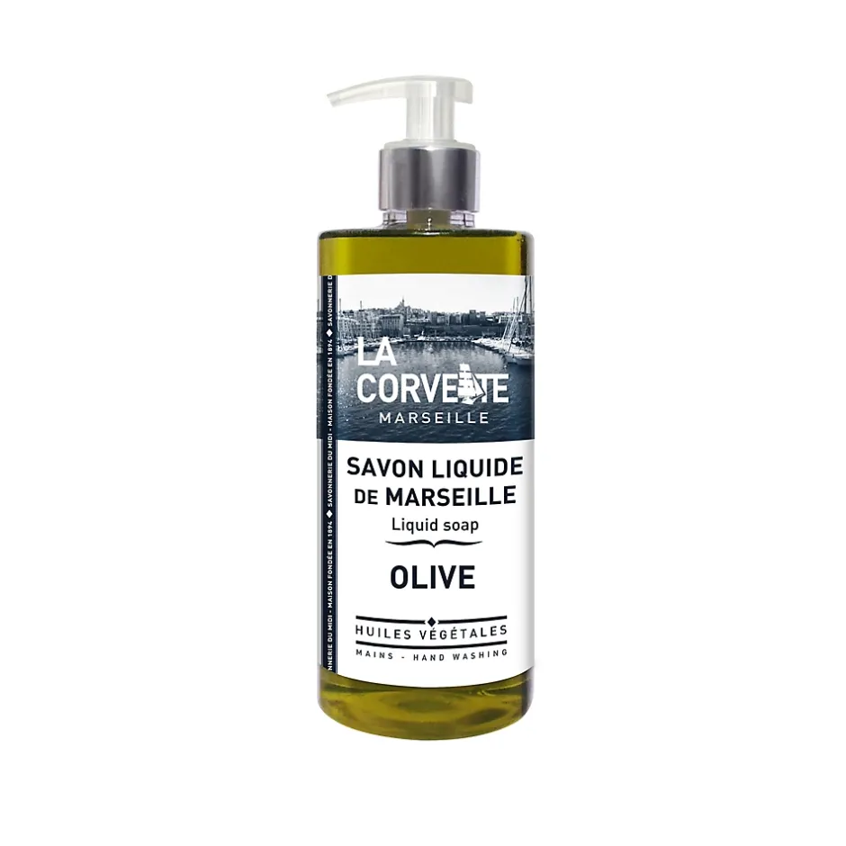 La Corvette Savon de Marseille liquide Savonnerie du midi olive 500ml Best