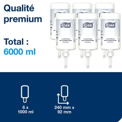 Tork Savon doux 420701 - 6 x 1000mL