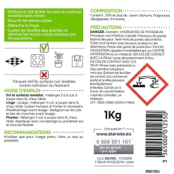 Starwax Savon noir mou à l'huile de lin Soluvert 1kg