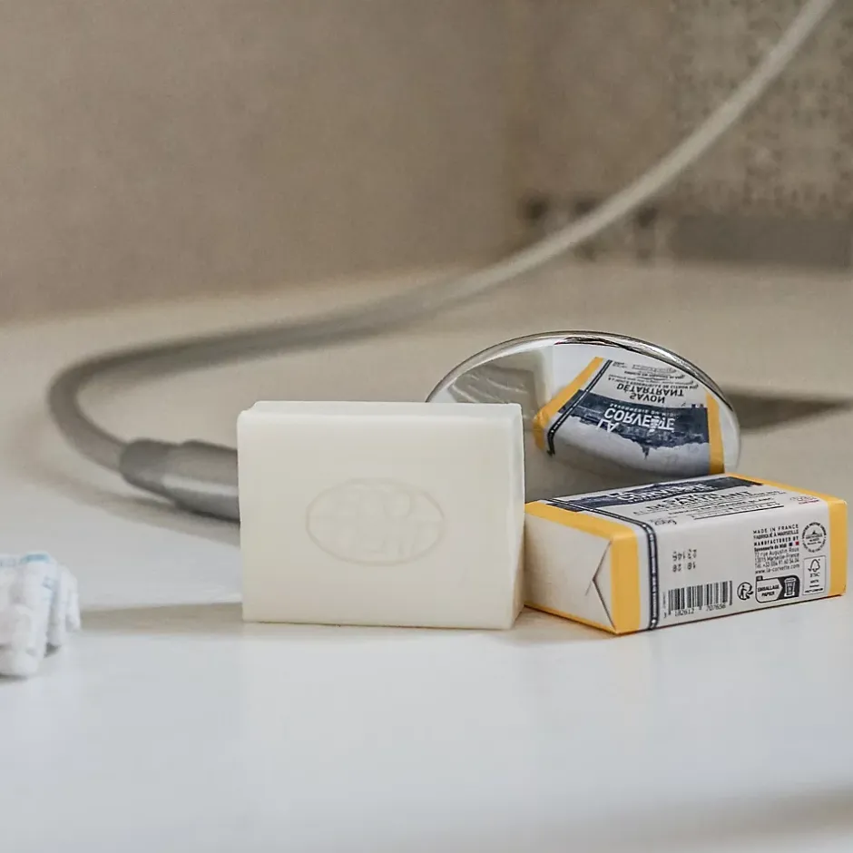 Savon solide ECOCERT détartrant parfumé à l'huile essentielle de citron bio La Corvette 200g Online