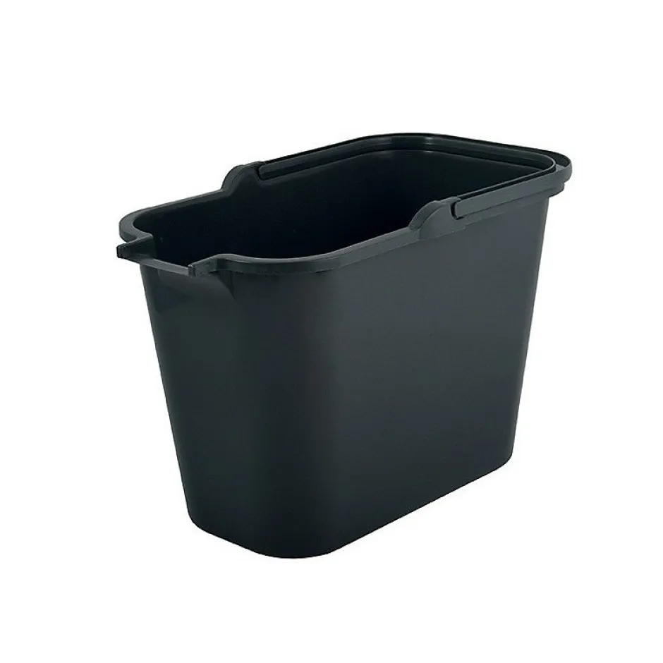 MSV Seau rectangulaire 12L PP Gris