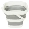 5Five Seau Retractable 5L gris et blanc - Gris-