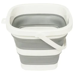 5Five Seau Retractable 5L gris et blanc - Gris-