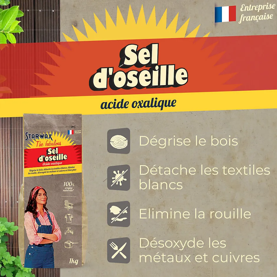 Starwax Fabulous Sel d'oseille Starwax The fabulous 1kg