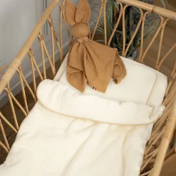 Sevira Kids Set berceau couverture et coussin en gaze de coton Jeanne
