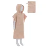 Atmosphera Créateur D'Intérieur Set Cape et Gant de Bain Enfant Orta 70x55 cm Rose - Atmosphera