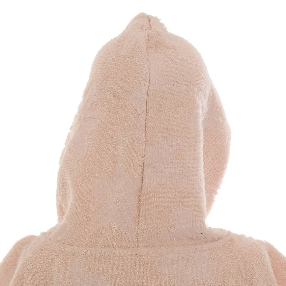 Atmosphera Créateur D'Intérieur Set Cape et Gant de Bain Enfant Orta 70x55 cm Rose - Atmosphera