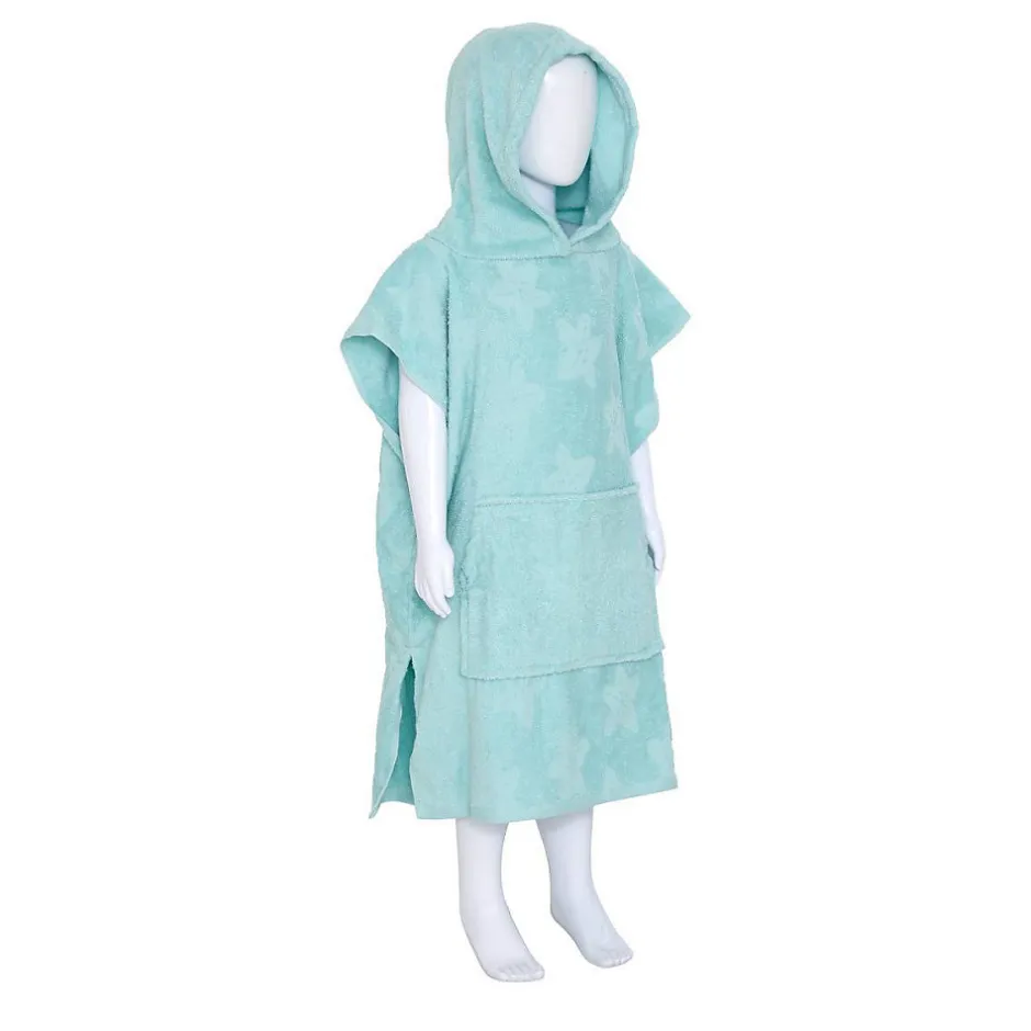 Atmosphera Créateur D'Intérieur Set Cape et Gant de bain Enfant Orta 92x50 cm Bleu - Atmosphera