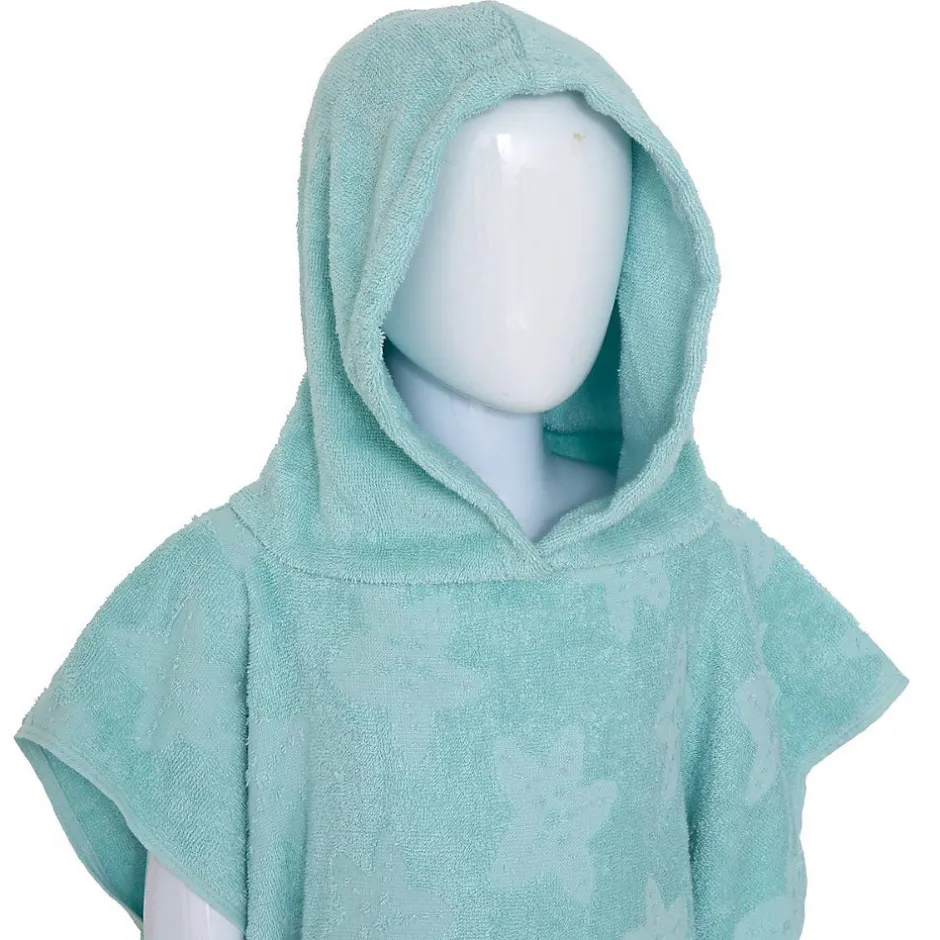 Atmosphera Créateur D'Intérieur Set Cape et Gant de bain Enfant Orta 92x50 cm Bleu - Atmosphera