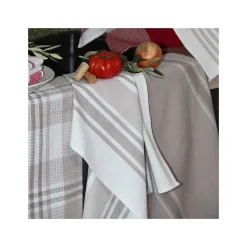 Sud Etoff Set de 3 torchons cuisine coton 50x70 cm (50x70 cm - Beige) Discount