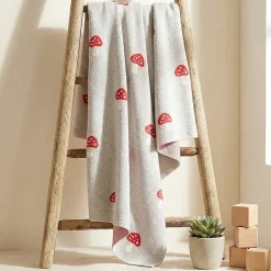 Sevira Kids Couverture en coton bio CHAMPI Clearance