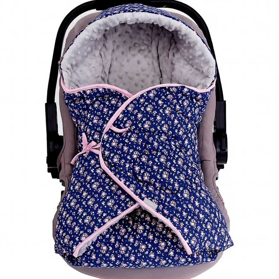 Sevira Kids Couverture enveloppante réversible FLORE