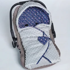 Sevira Kids Couverture enveloppante réversible FLORE