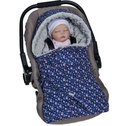 Sevira Kids Couverture enveloppante réversible FLORE
