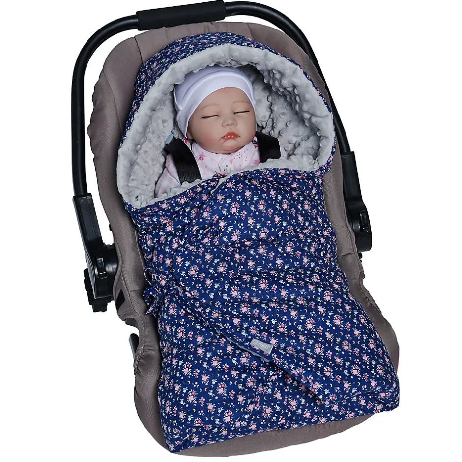 Sevira Kids Couverture enveloppante réversible FLORE