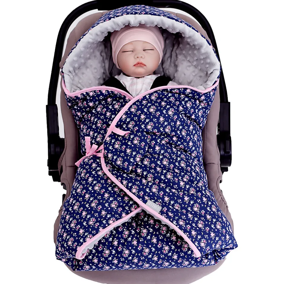 Sevira Kids Couverture enveloppante réversible FLORE