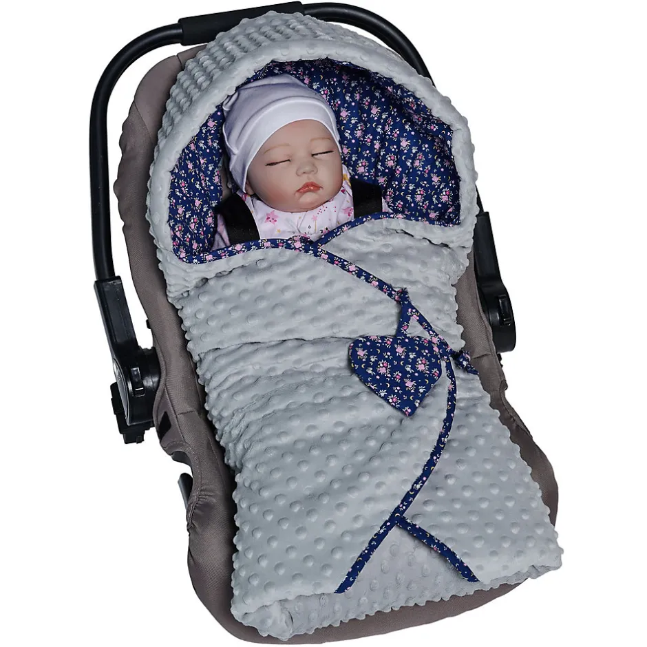 Sevira Kids Couverture enveloppante réversible FLORE